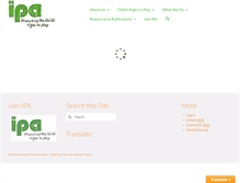 Tablet Screenshot of ipaworld.org
